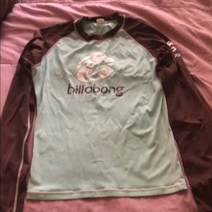 Billabong long sleeve rash guard.